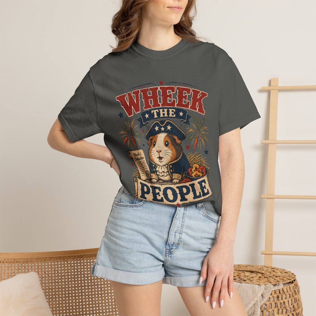 Wheek the People 4th of July T-Shirt — Patriotic Guinea Pig Graphic Tee