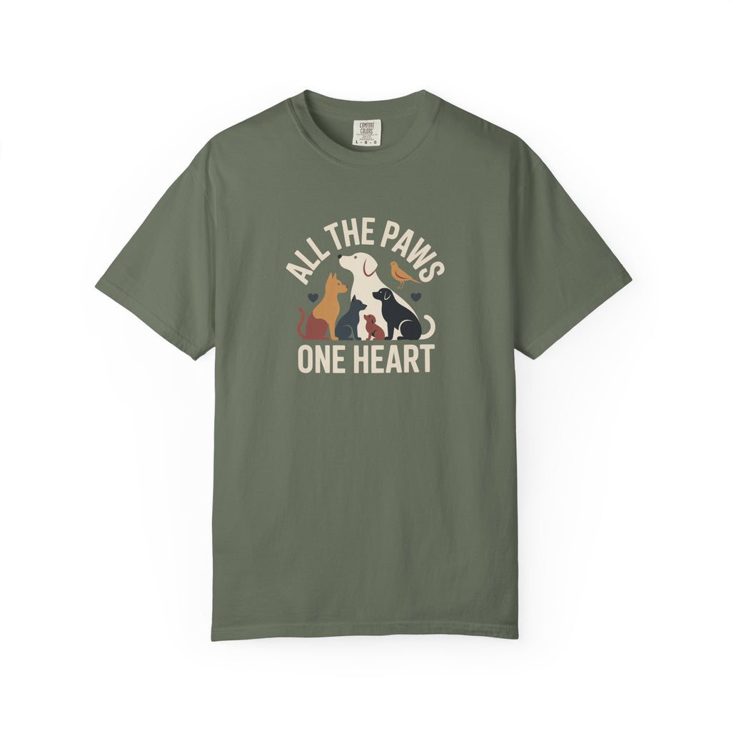 All the Paws One Heart Dog T-Shirt