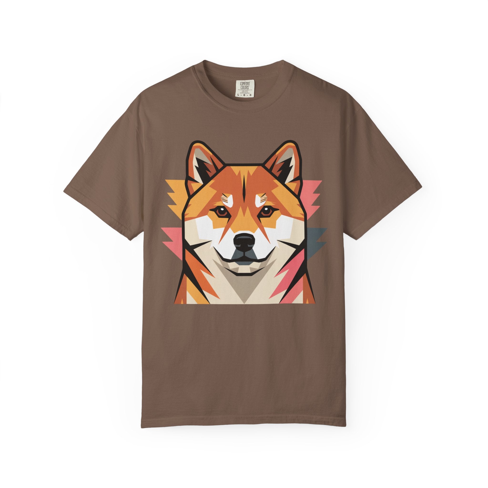 Geometric Shiba Inu T‑Shirt