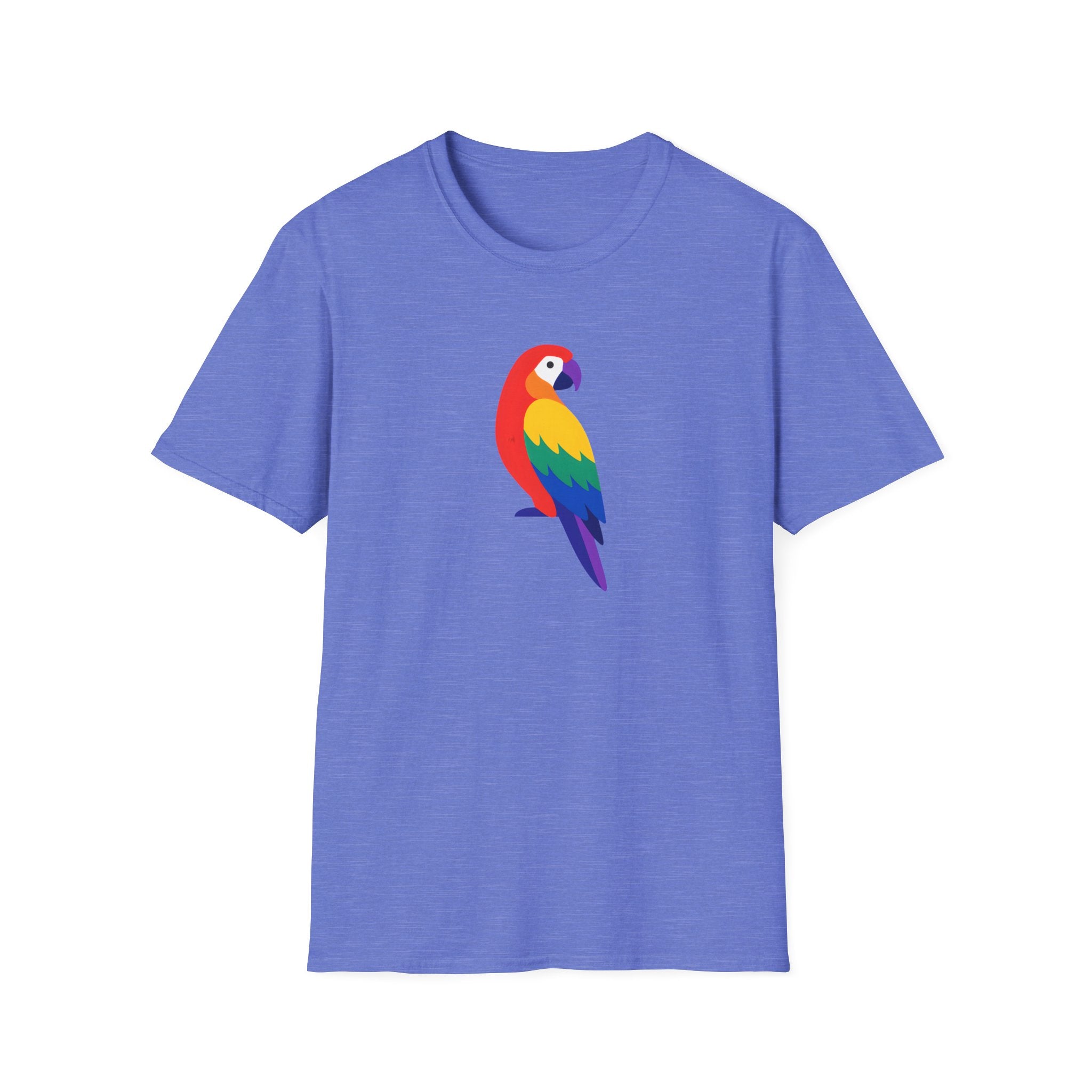 Colorful Parrot Illustration T-Shirt