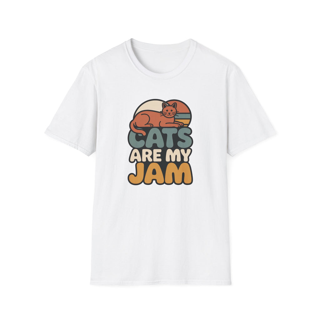 Cats Are My Jam Retro T-Shirt