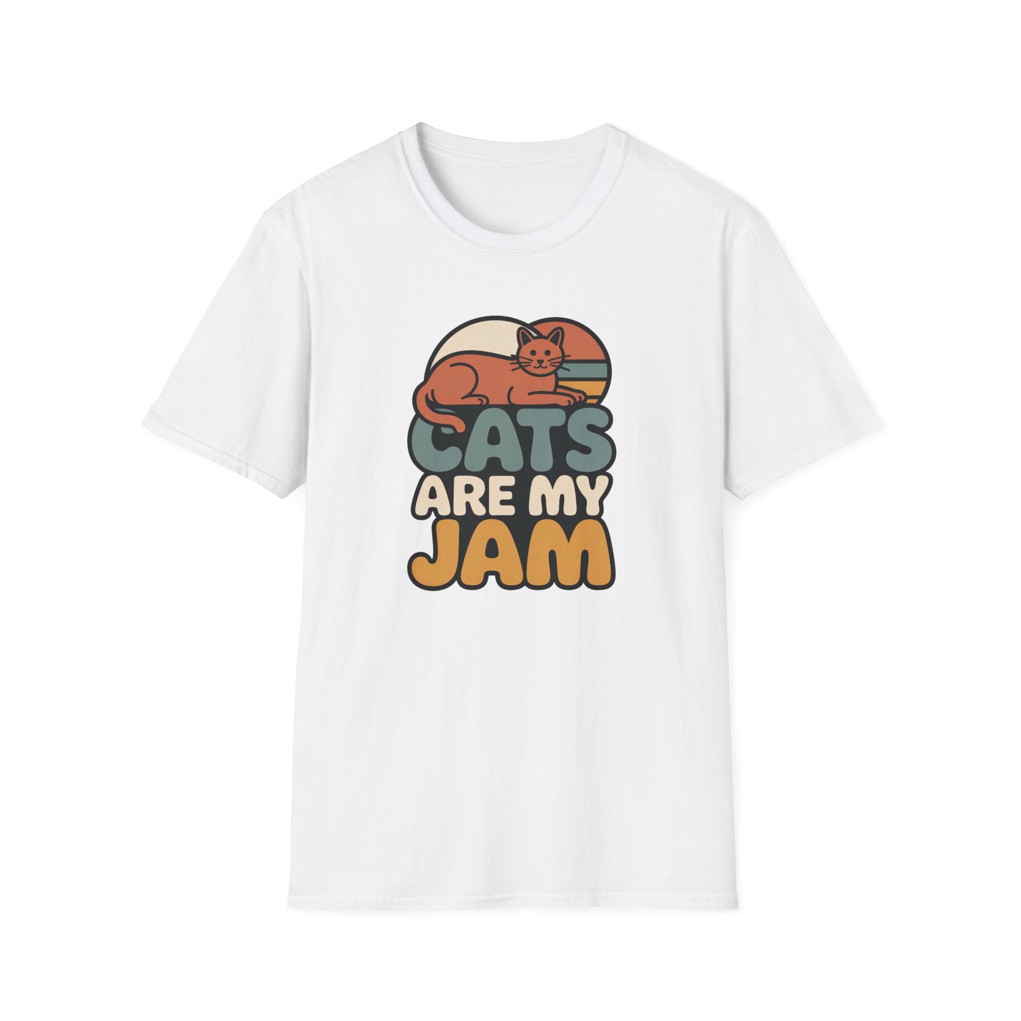 Cats Are My Jam Retro T-Shirt