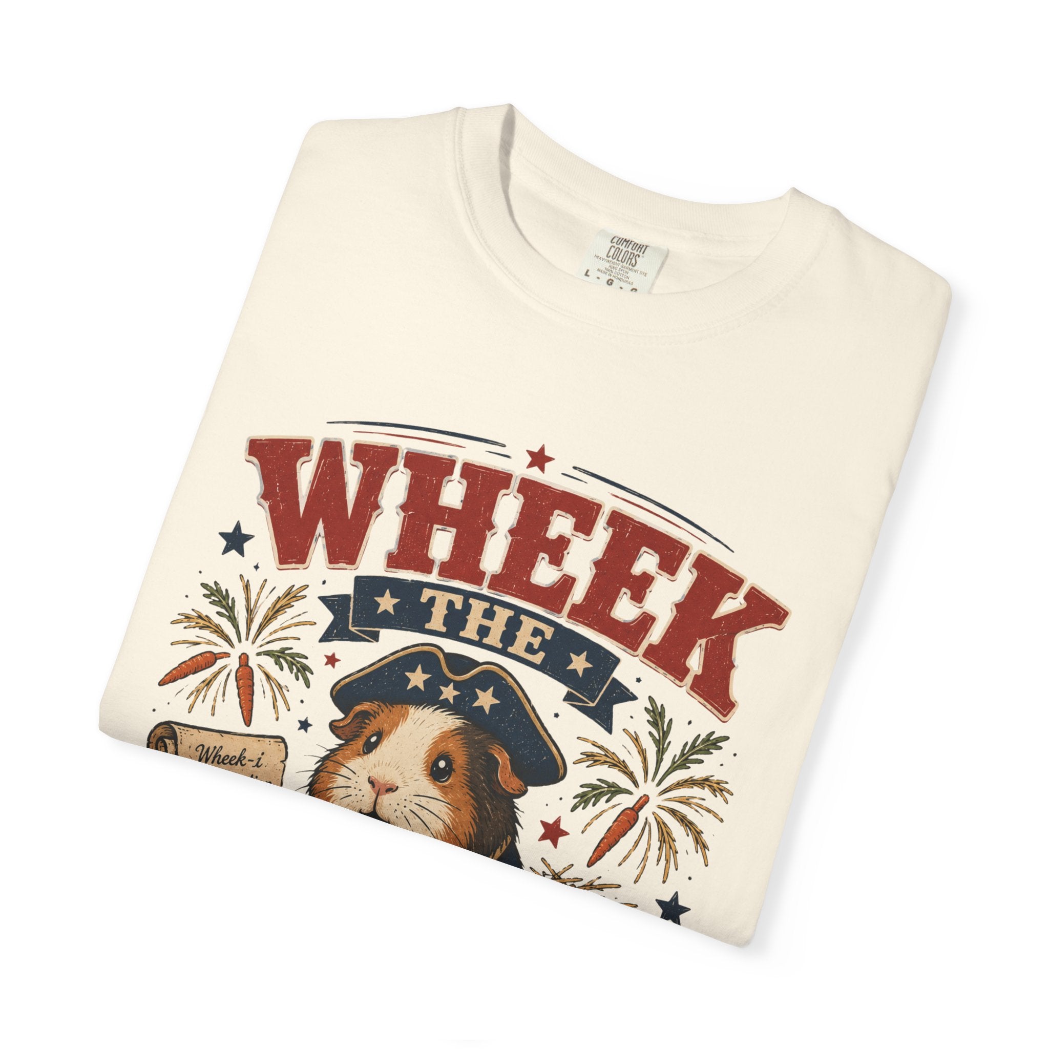 Wheek the People 4th of July T-Shirt — Patriotic Guinea Pig Graphic Tee
