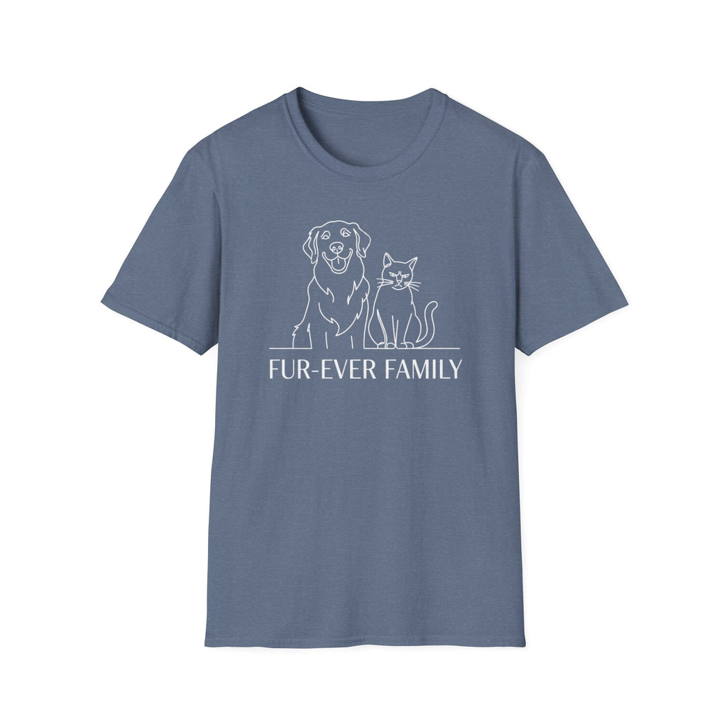 Fur Ever Family Dog and Cat T-Shirt