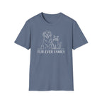Fur Ever Family Dog and Cat T-Shirt