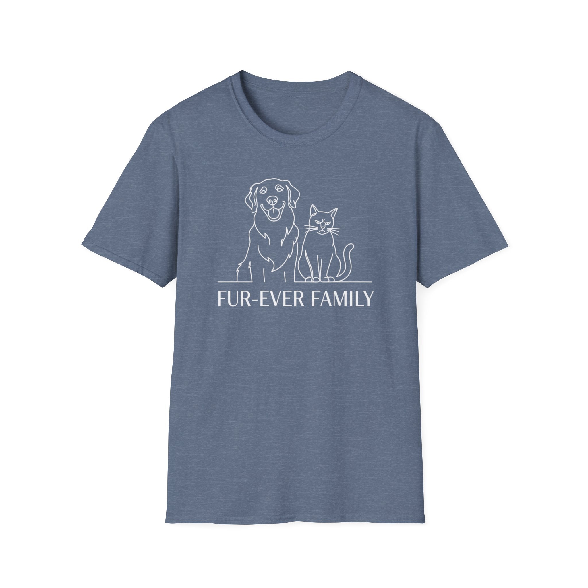 Fur Ever Family Dog and Cat T-Shirt