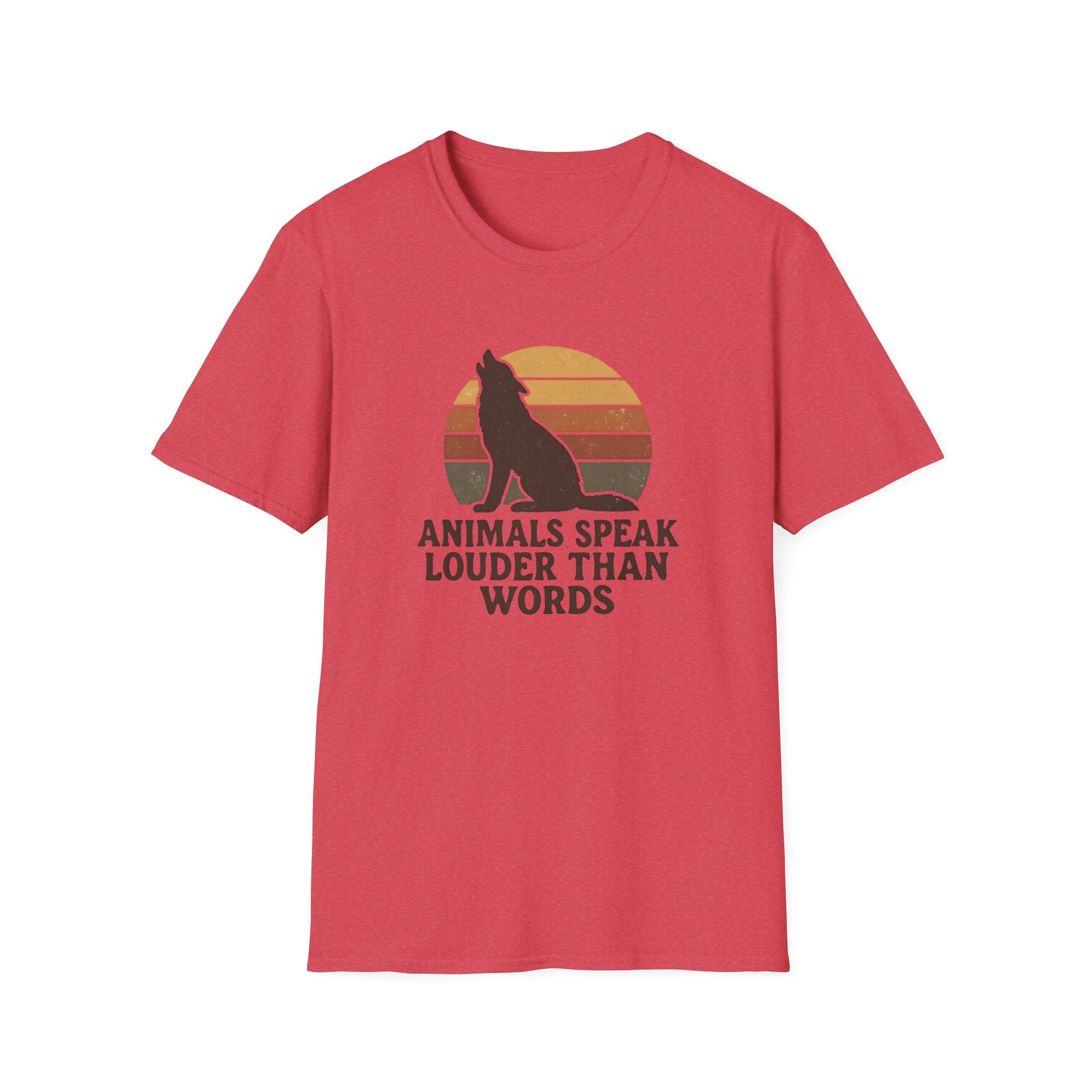 Wolf Silhouette at Sunset T-Shirt