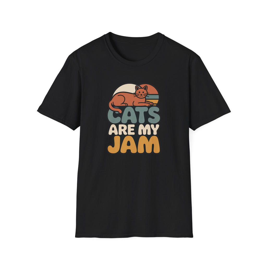 Cats Are My Jam Retro T-Shirt