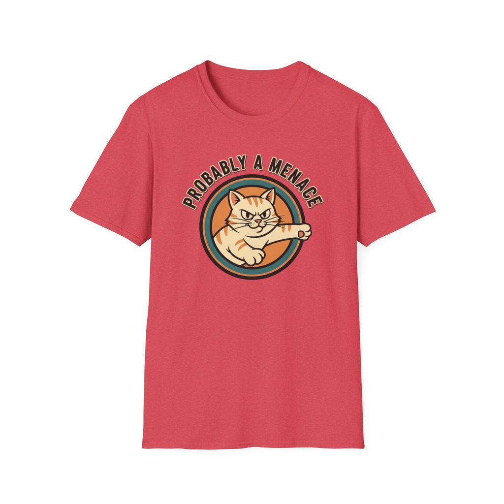 Probably a Menace Cat Logo T-Shirt