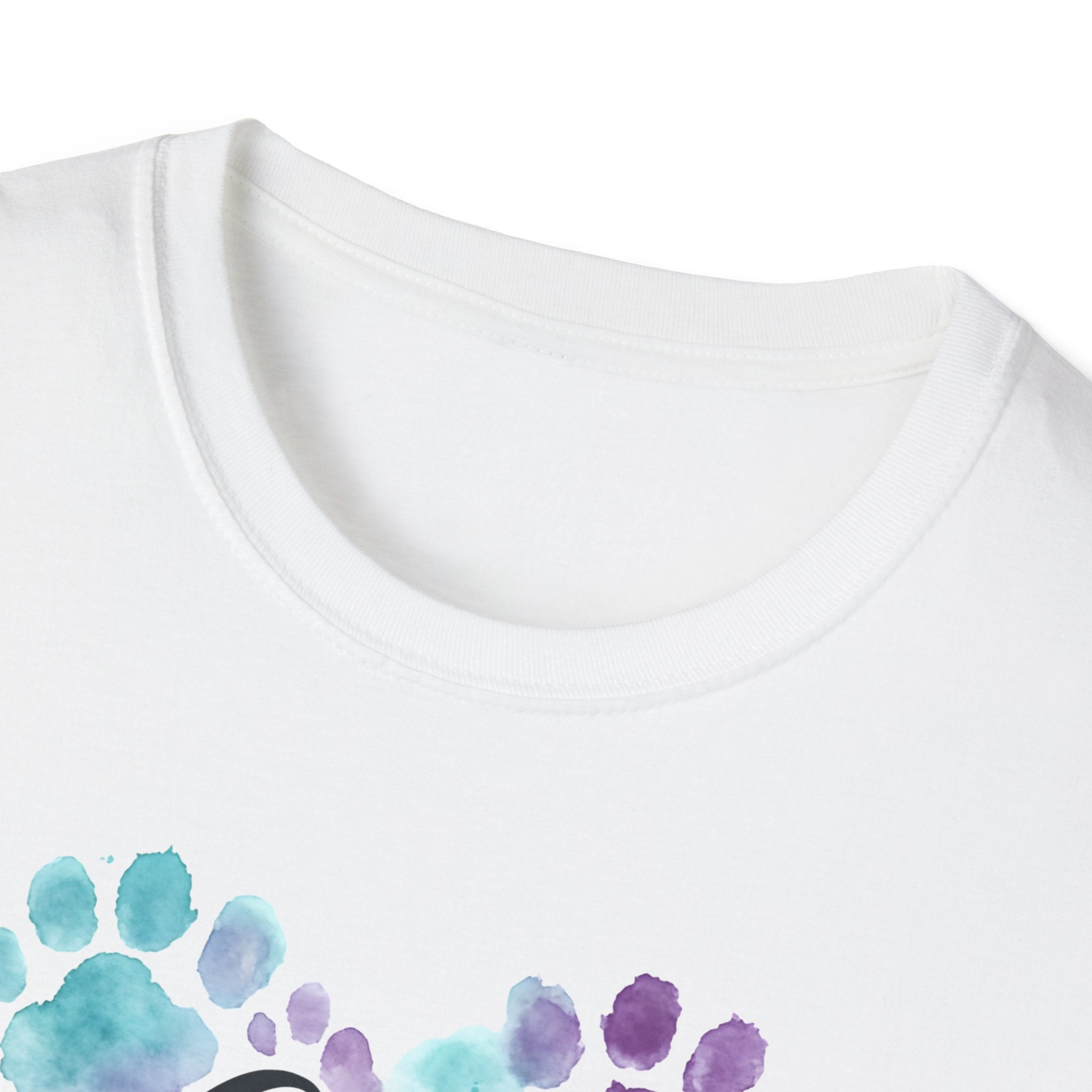 Watercolor Cat Mom Heart T-Shirt