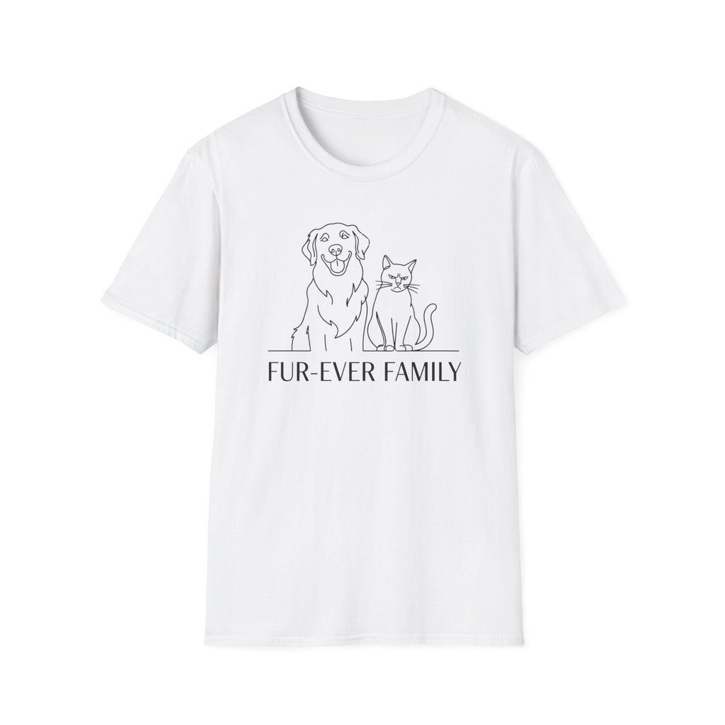 Fur Ever Family Dog and Cat T-Shirt