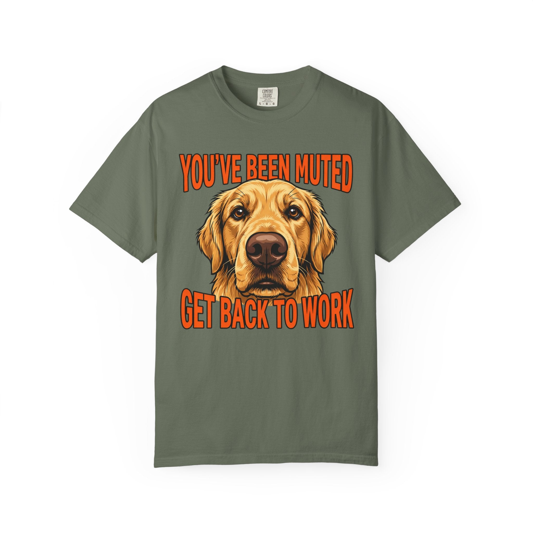You’ve Been Muted Get Back to Work Golden Retriever T-Shirt