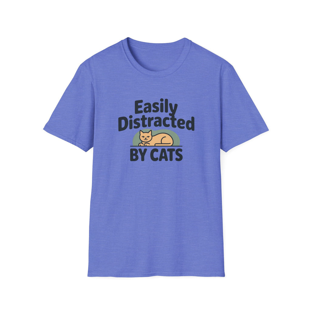 Easily Distracted by Cats T-Shirt