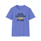 Easily Distracted by Cats T-Shirt