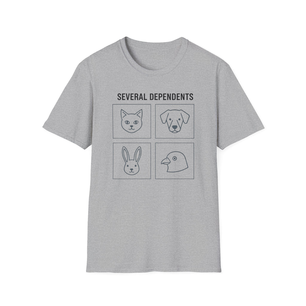 Several Dependents Pet T-Shirt
