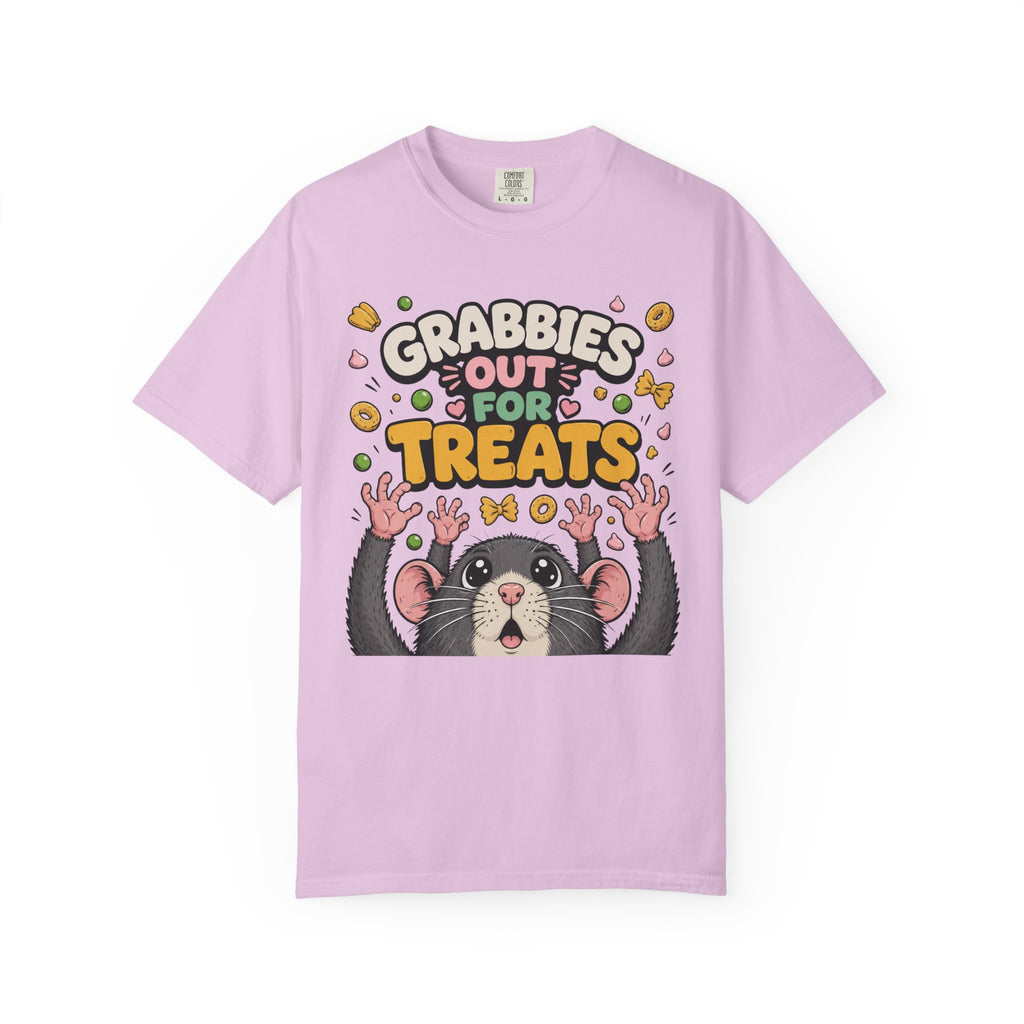 Grabbies Out for Treats Rat T-Shirt