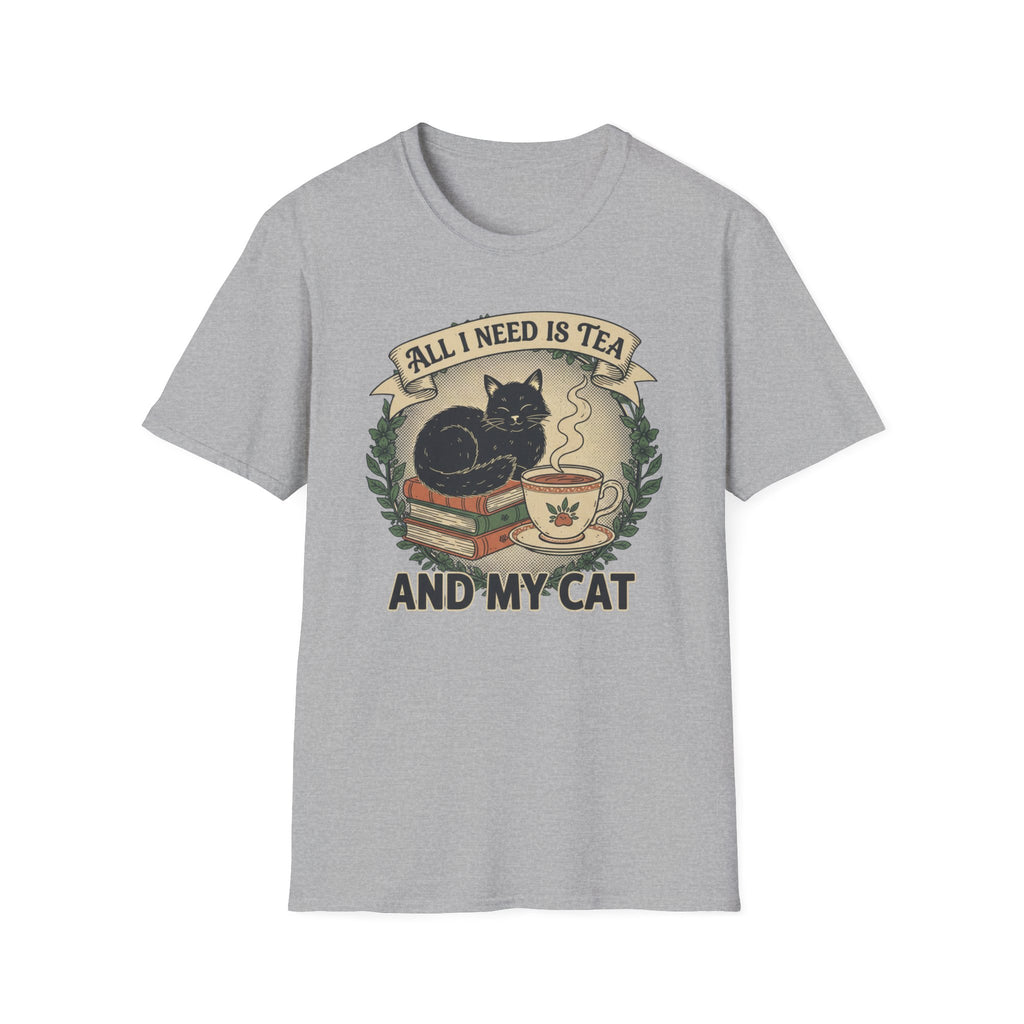 All I Need Is Tea And My Cat T-Shirt