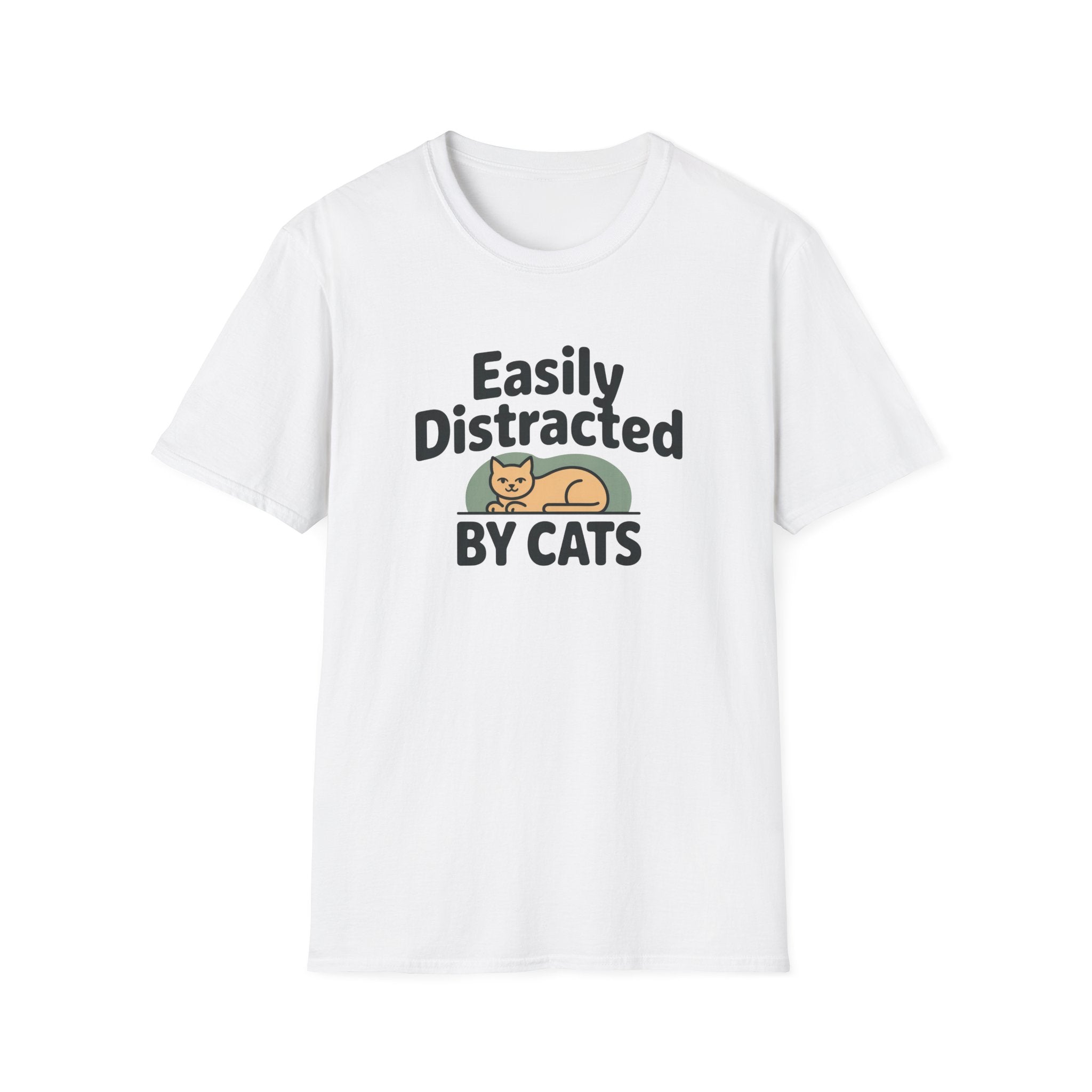 Easily Distracted by Cats T-Shirt