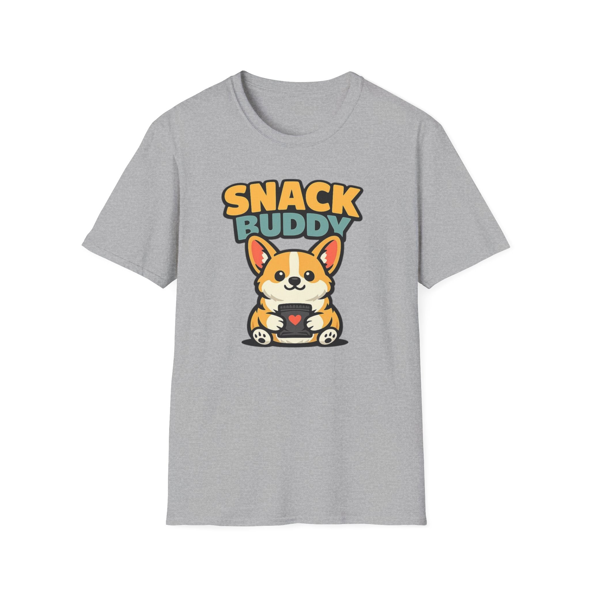 Snack Buddy Corgi Dog T-Shirt