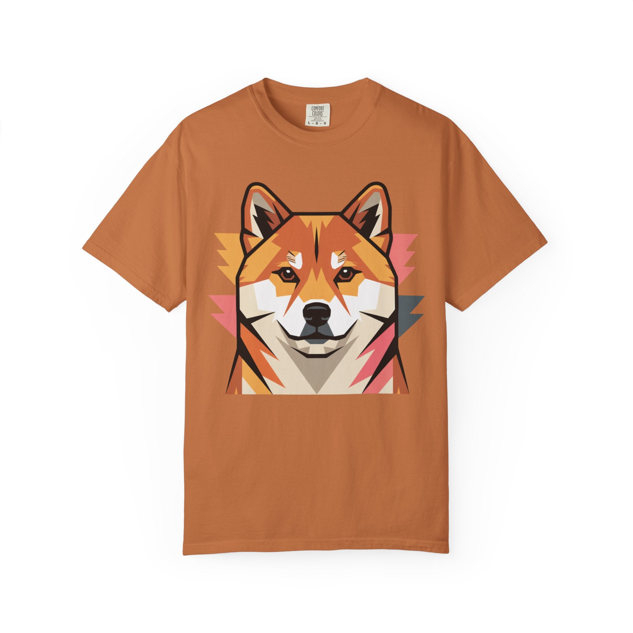 Geometric Shiba Inu T‑Shirt