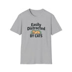 Easily Distracted by Cats T-Shirt