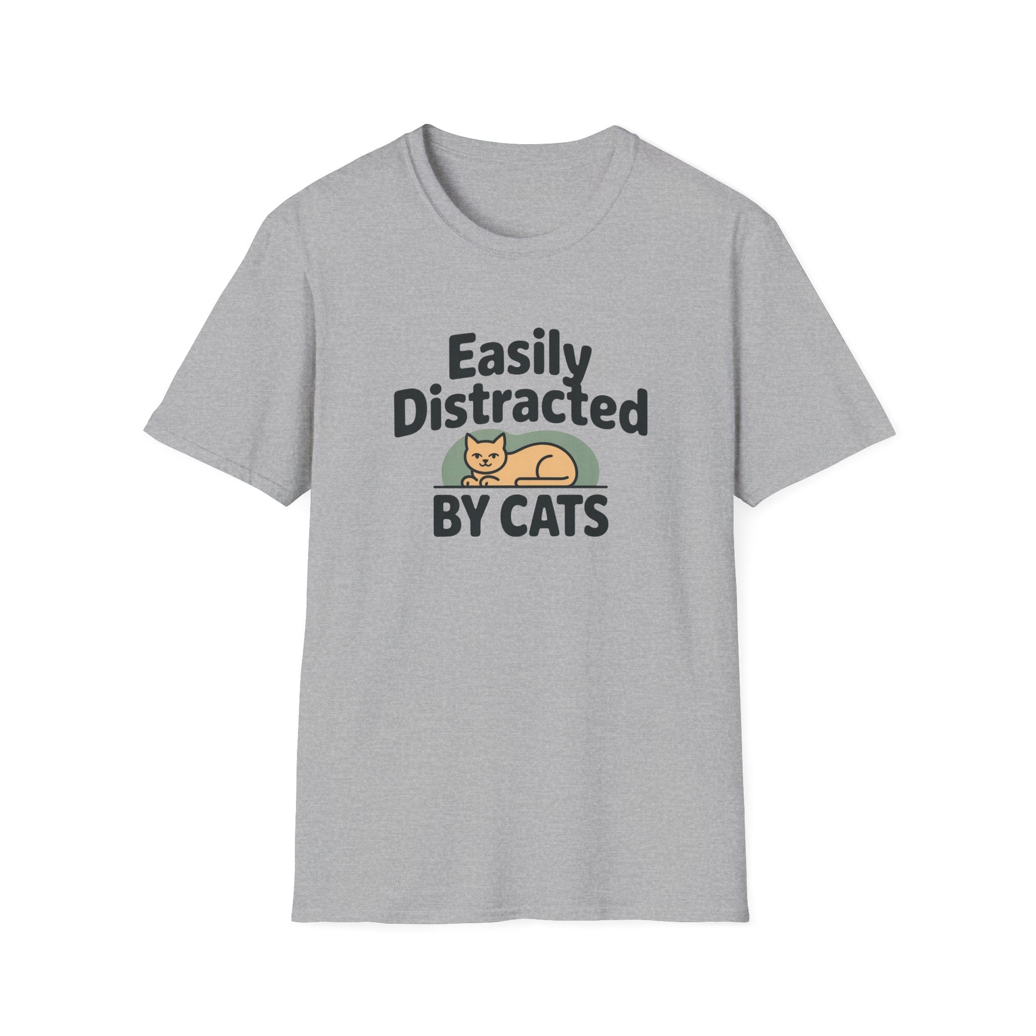 Easily Distracted by Cats T-Shirt