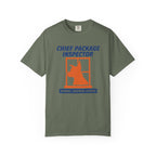 Chief Package Inspector Doorbell Response Division Dog T-shirt