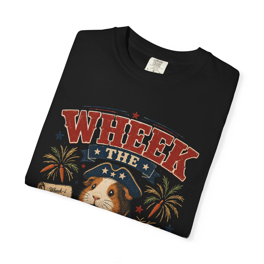 Wheek the People 4th of July T-Shirt — Patriotic Guinea Pig Graphic Tee