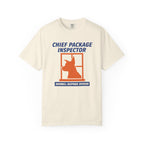 Chief Package Inspector Doorbell Response Division Dog T-shirt