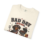 Bad Day Grill Snack 4th of July Dog T-Shirt — Funny BBQ Dachshund Graphic Tee