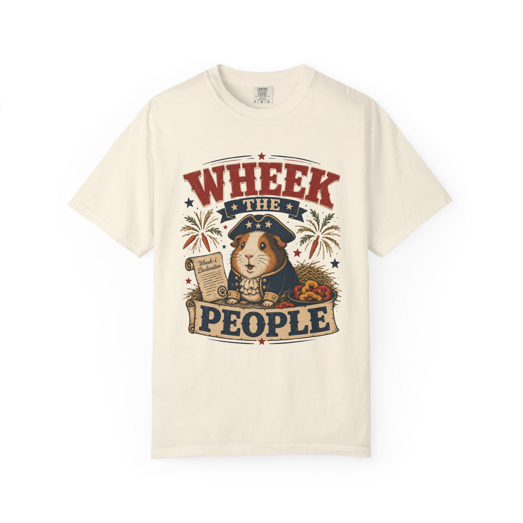 Wheek the People 4th of July T-Shirt — Patriotic Guinea Pig Graphic Tee