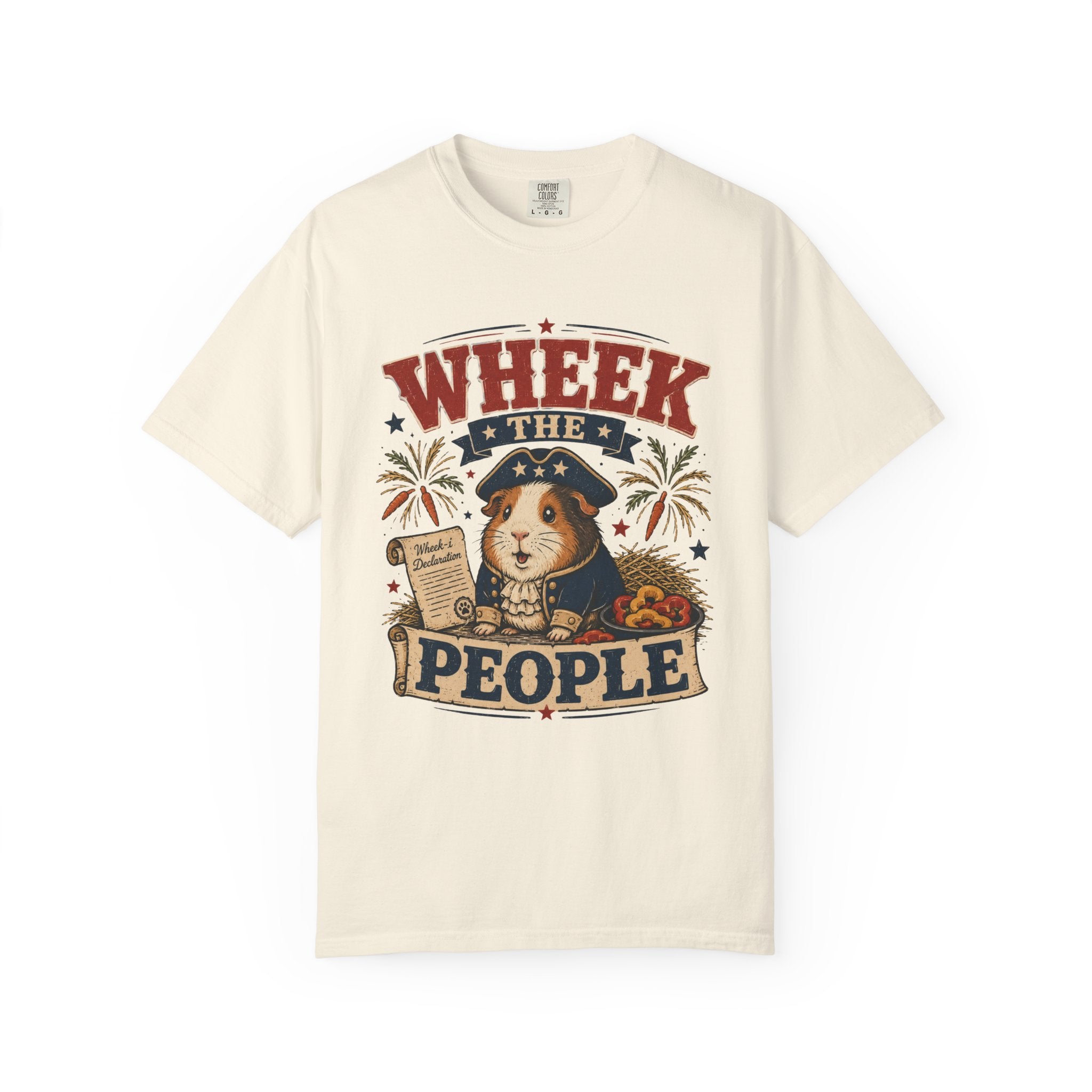 Wheek the People 4th of July T-Shirt — Patriotic Guinea Pig Graphic Tee