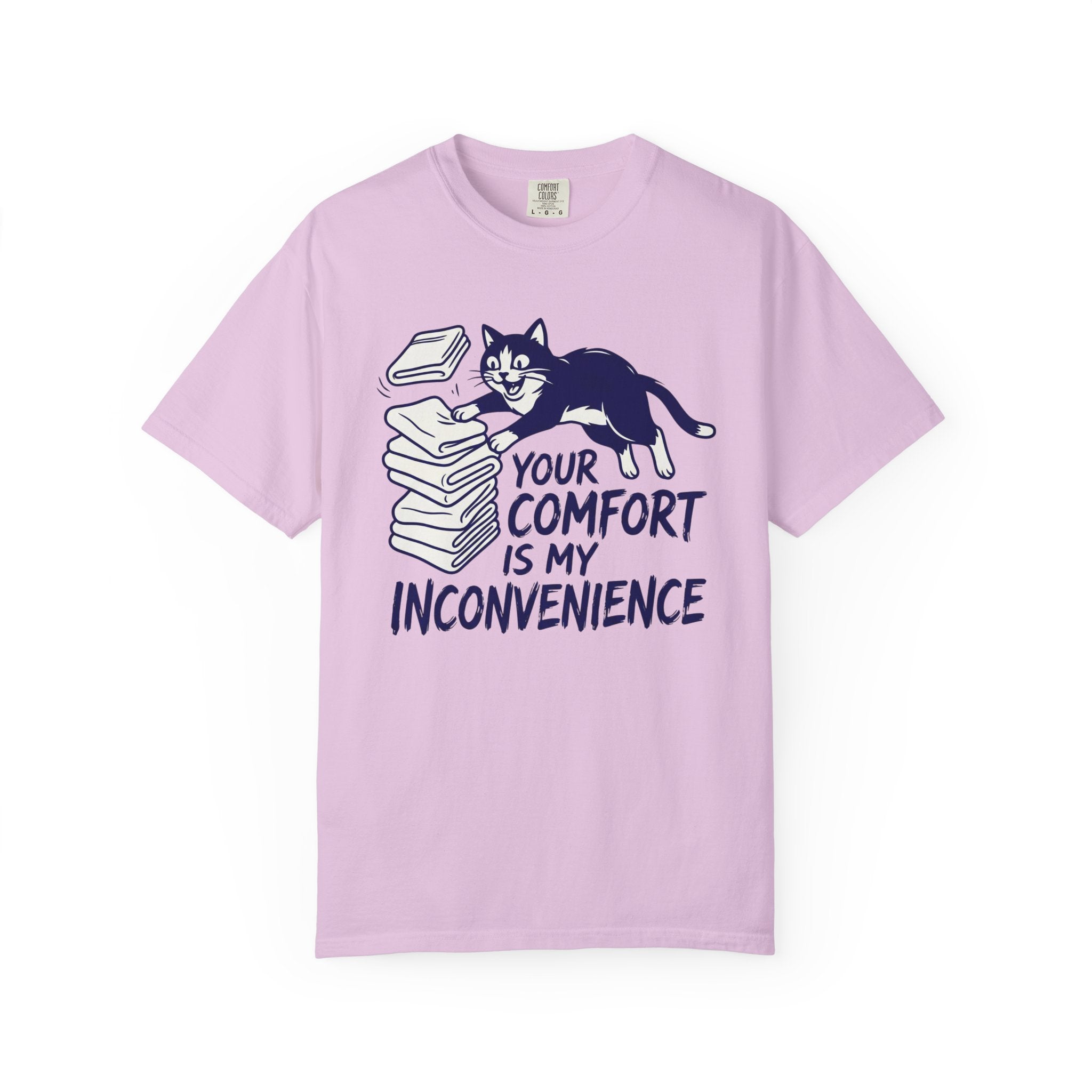 Your Comfort Is My Inconvenience Cat T-Shirt