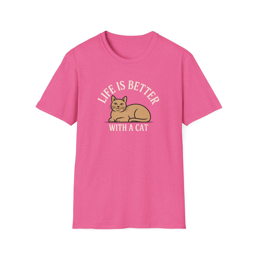 Life is Better With a Cat T-Shirt