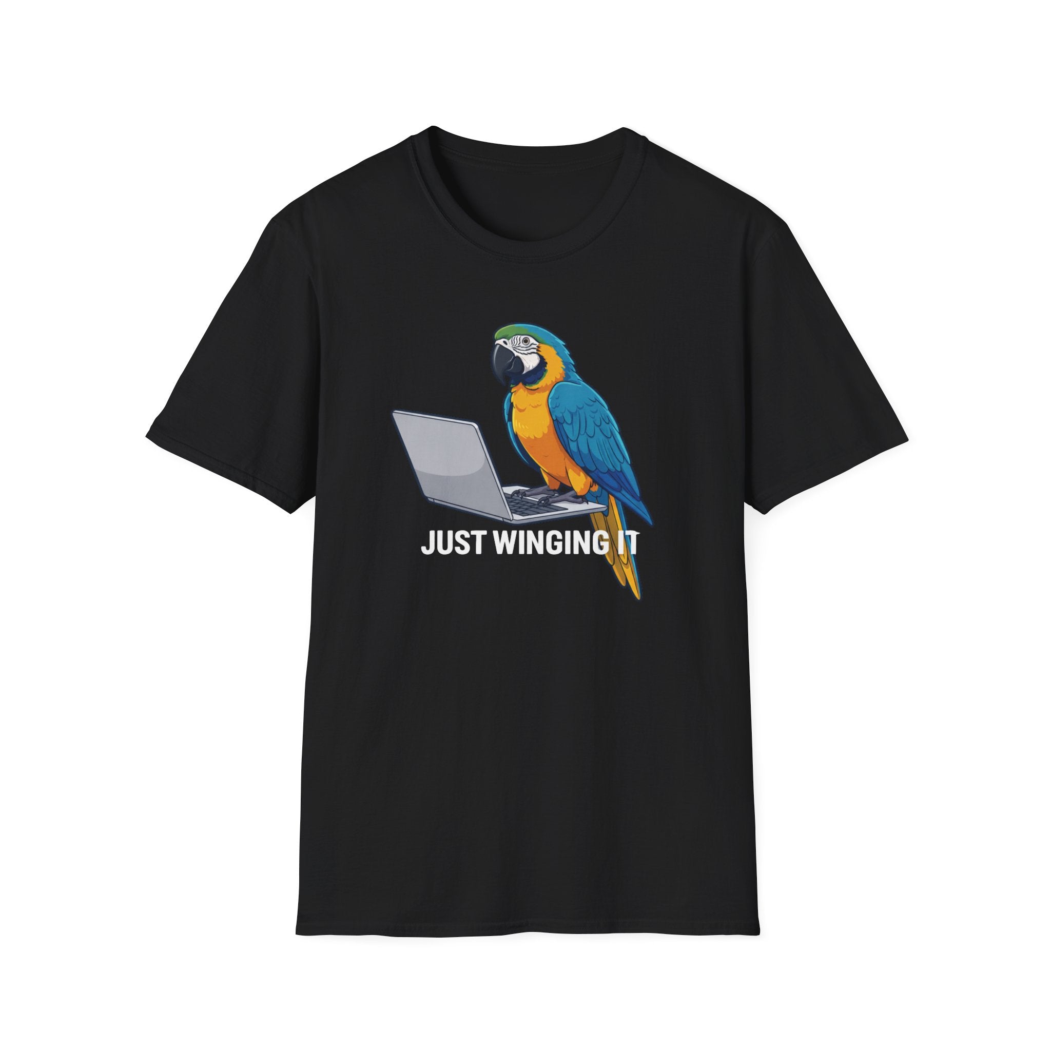 Just Winging It Parrot T-Shirt