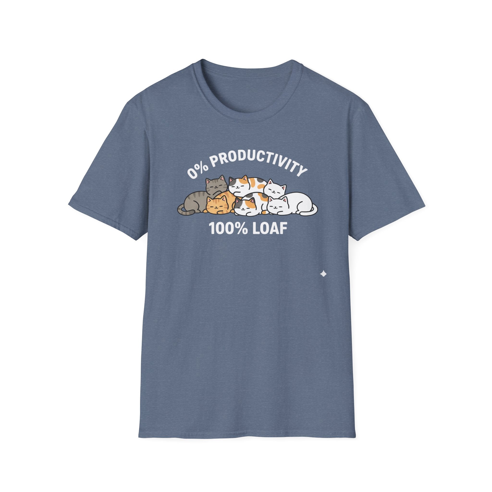 0% Productivity 100% Loaf Cat T-Shirt