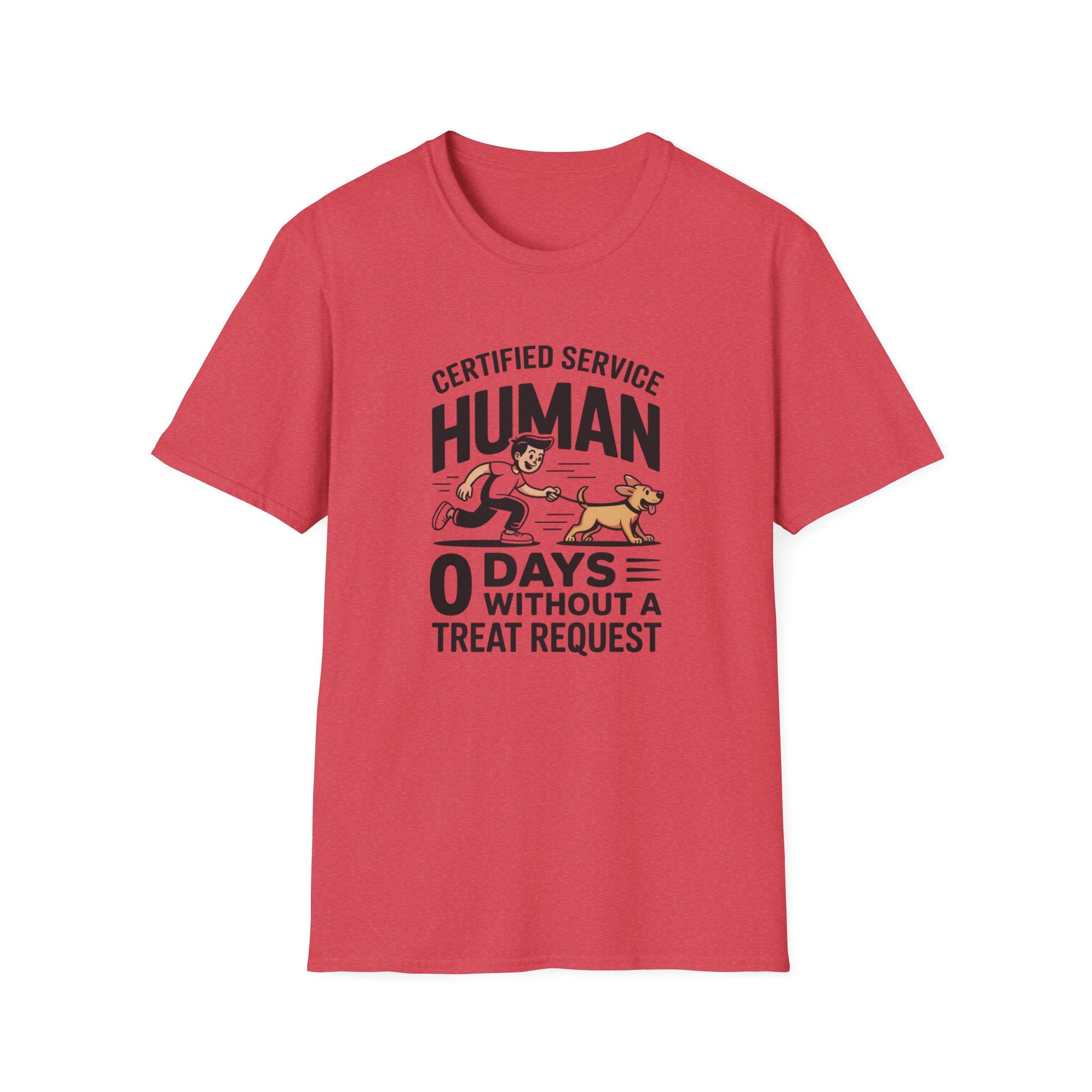 Certified Service Human Dog  T-Shirt