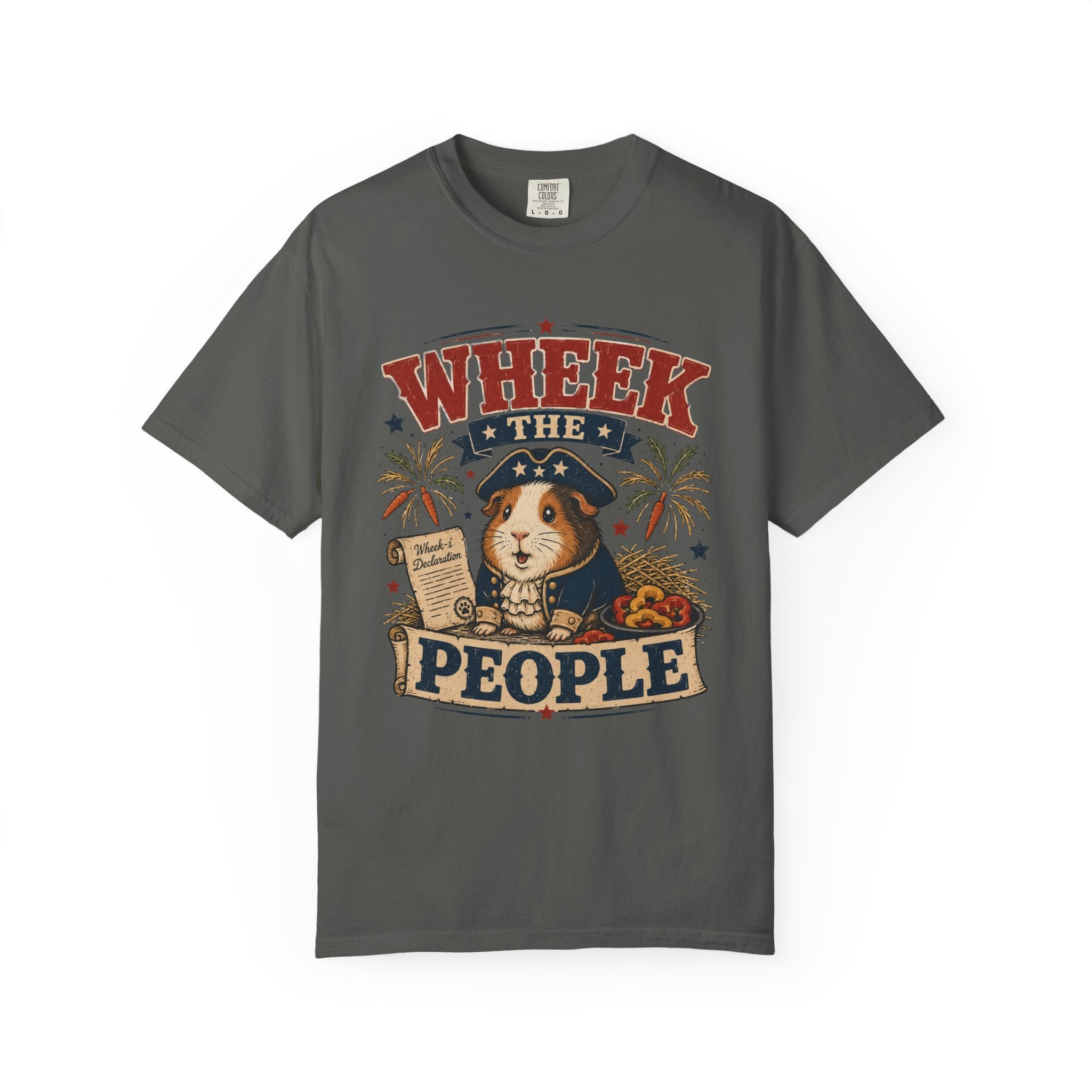 Wheek the People 4th of July T-Shirt — Patriotic Guinea Pig Graphic Tee