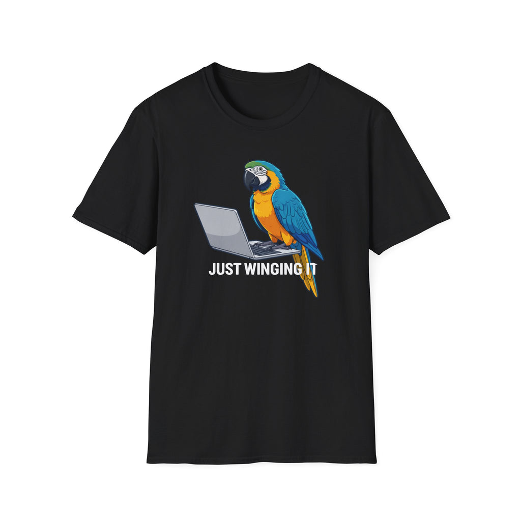 Just Winging It Parrot T-Shirt