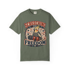 Patriotic Screeching for Freedom Cockatiel T-Shirt