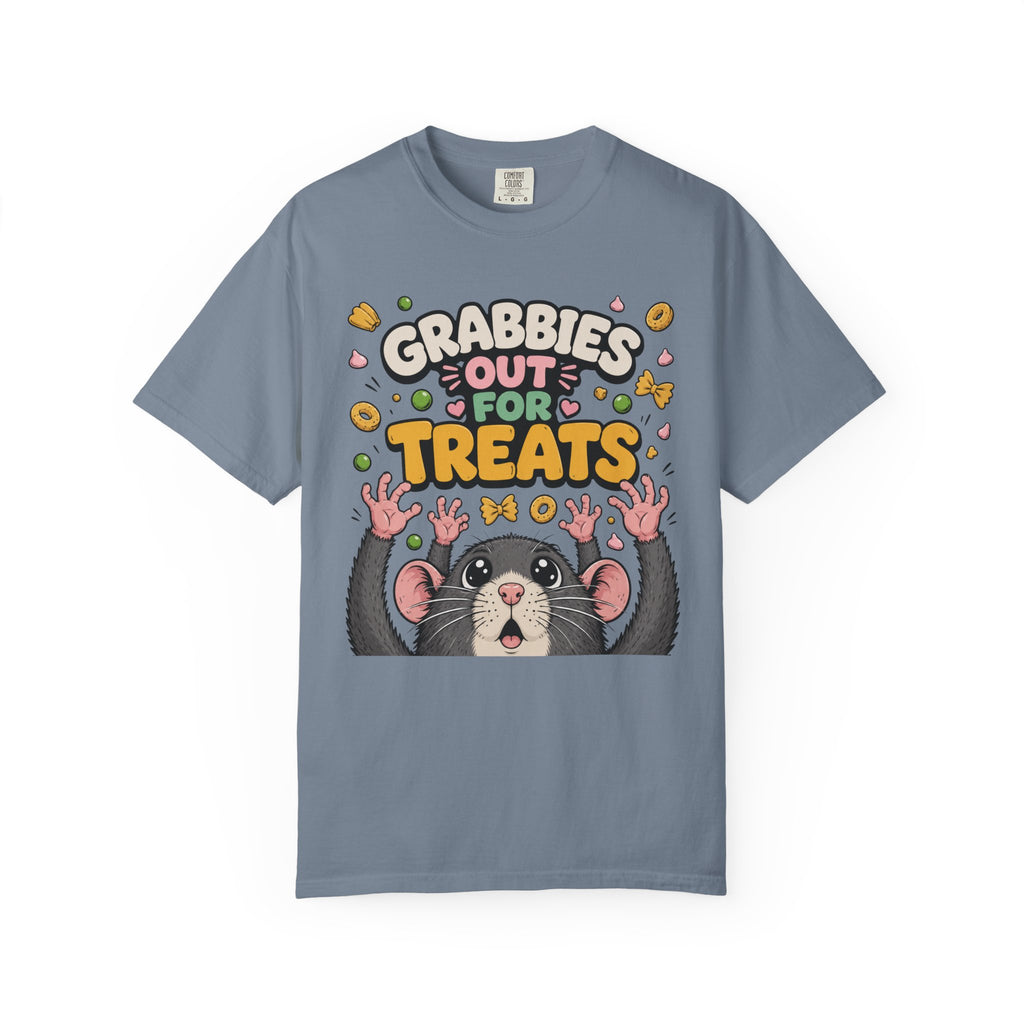 Grabbies Out for Treats Rat T-Shirt