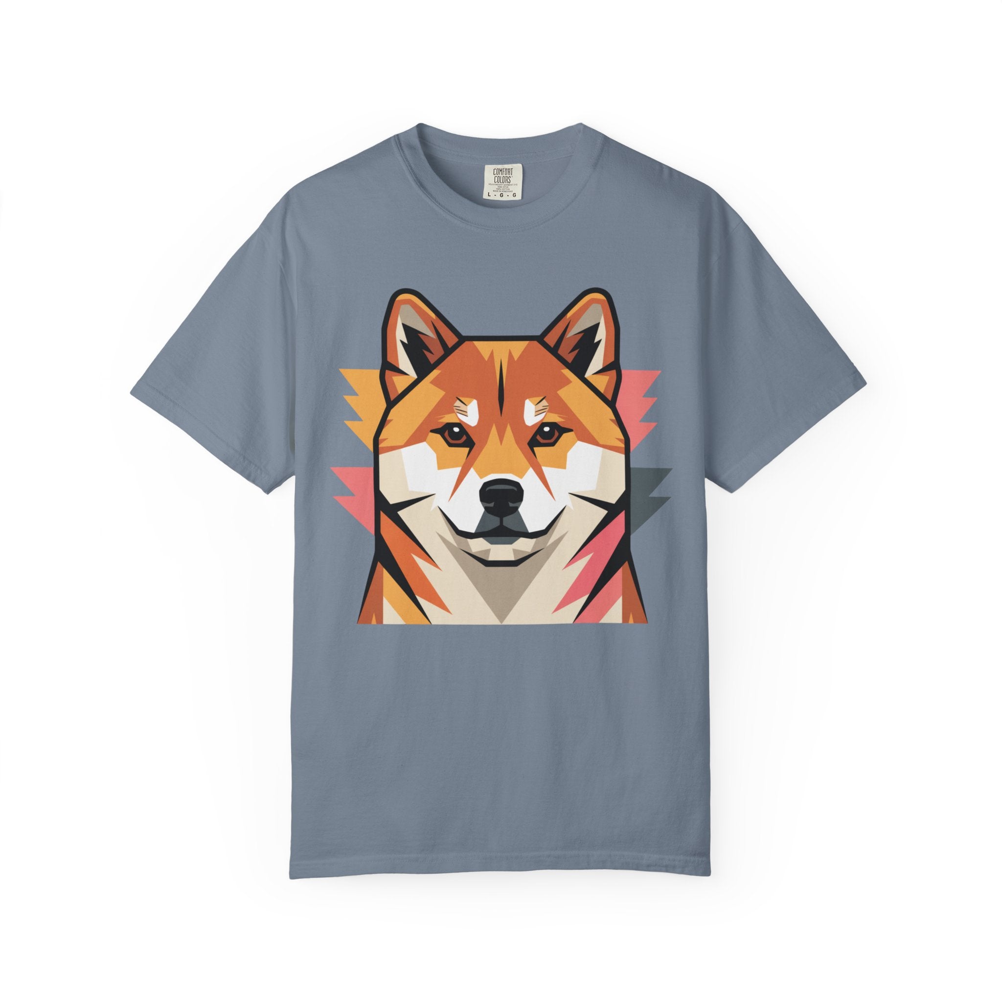 Geometric Shiba Inu T‑Shirt