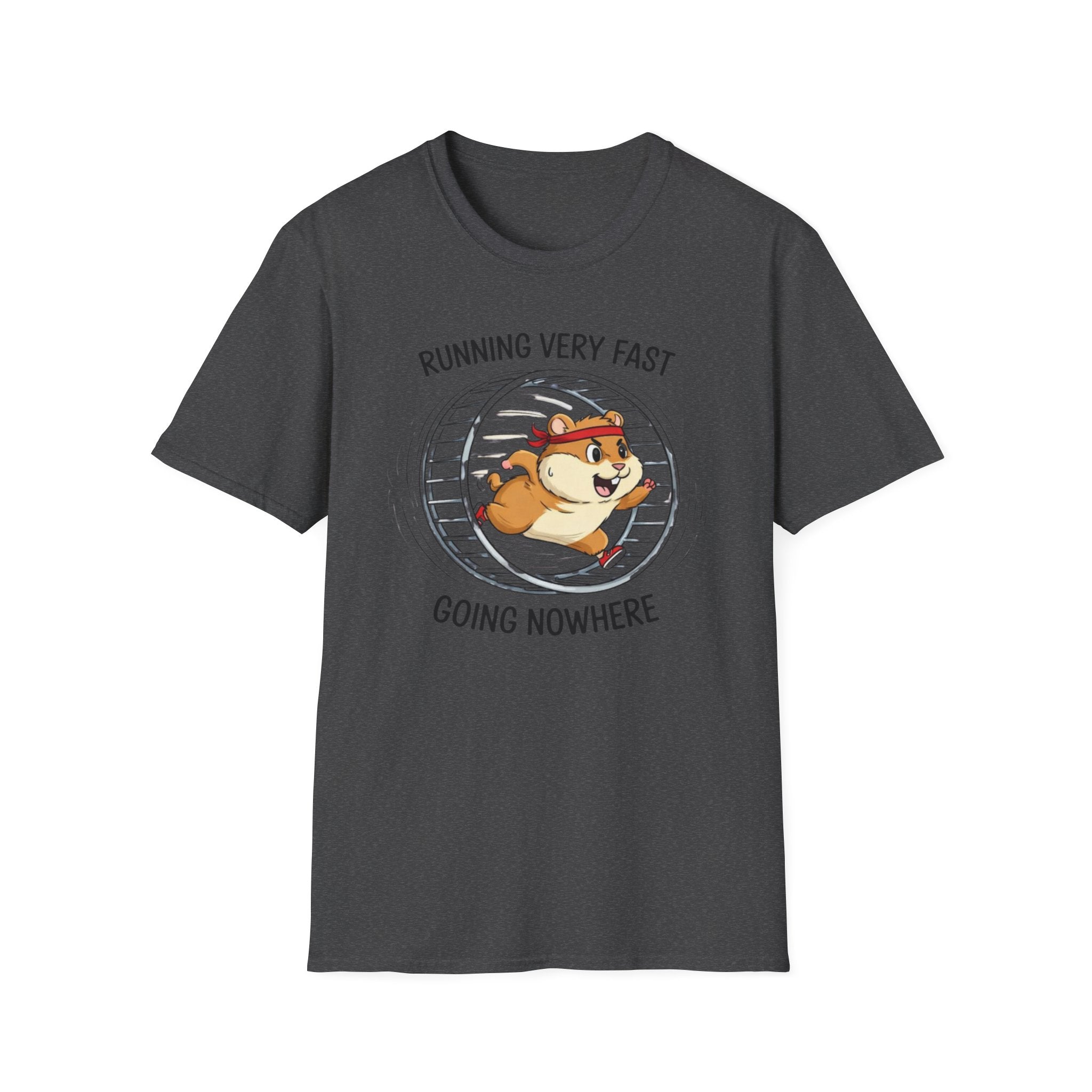 Running Very Fast Going Nowhere Hamster T-Shirt