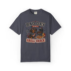 Bad Day Grill Snack 4th of July Dog T-Shirt — Funny BBQ Dachshund Graphic Tee