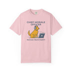Chief Morale Oﬃcer Remote Work Expert Dog T-Shirt