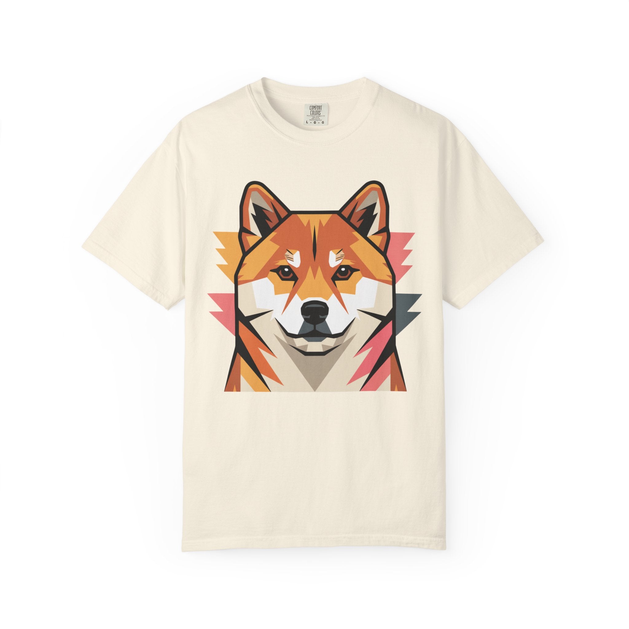 Geometric Shiba Inu T‑Shirt