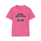 Easily Distracted by Cats T-Shirt