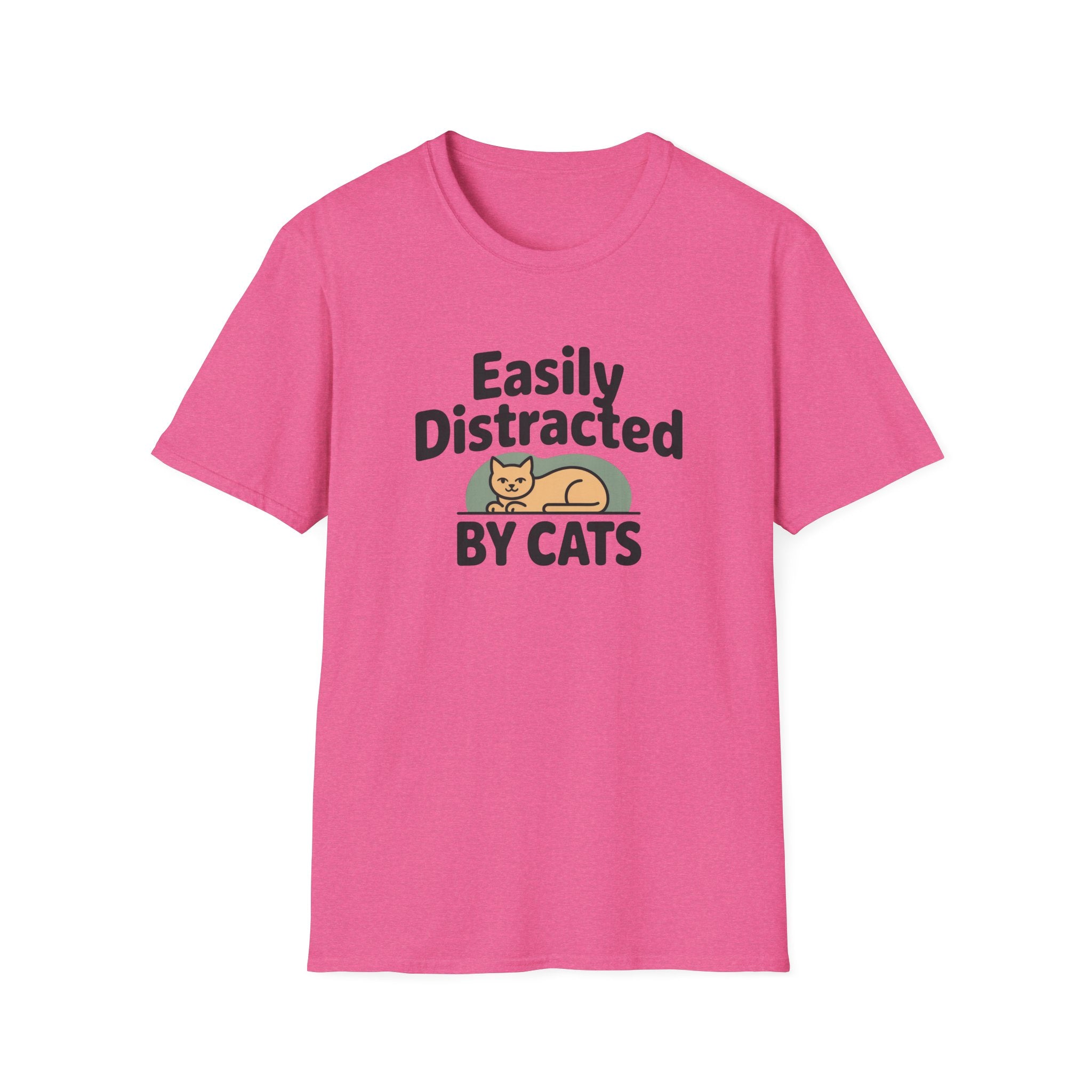 Easily Distracted by Cats T-Shirt