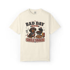 Bad Day Grill Snack 4th of July Dog T-Shirt — Funny BBQ Dachshund Graphic Tee
