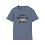 Easily Distracted by Cats T-Shirt